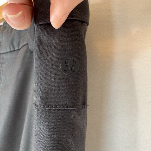 Lululemon Men’s 36 ABC Commission Pants Black Slim Fit Warpstreme Stretch Casual - Picture 6 of 10